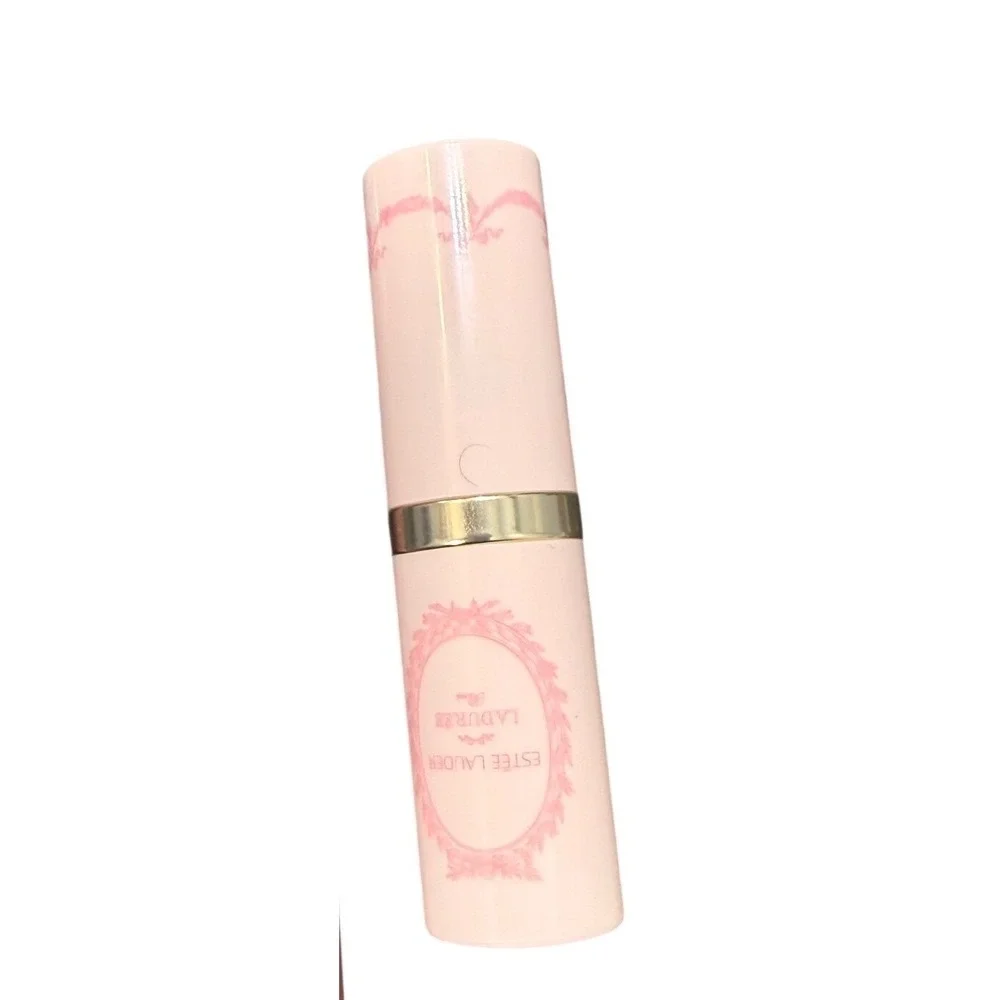 Estee Lauder Laduree Pure Color Lipstick 420 Rebellious Rose & Floral Makeup Bag